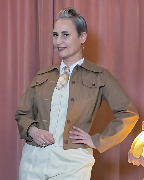 Sportjacke Sweet Georgia Brown (30er Jahre) - karamell