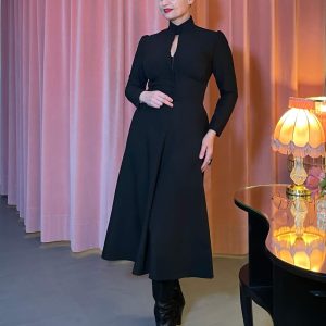 Barbara Dress - black-the-house-of-foxy-hazel's-boudoir