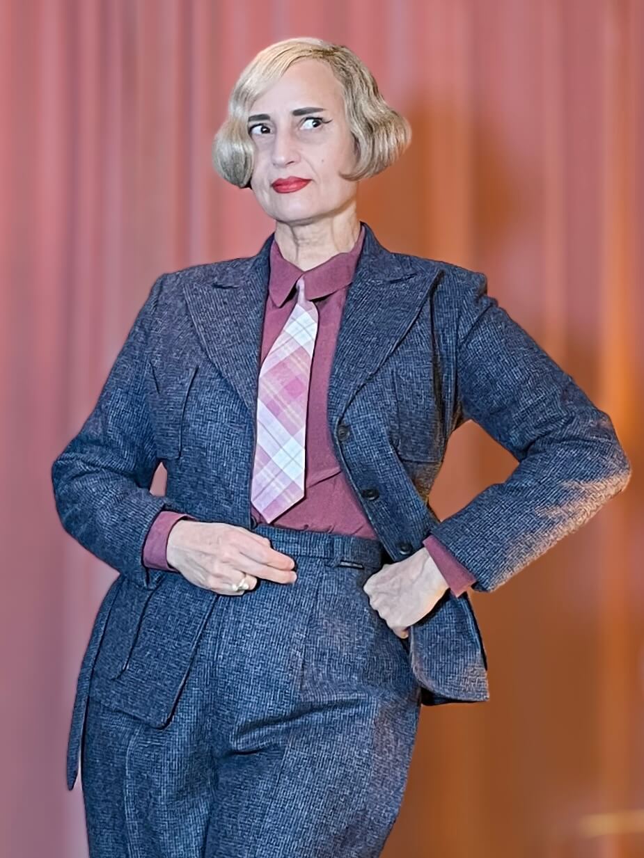 Sport Blazer Hickory Ace (20-30er Jahre) - blau/grau – Bild 2