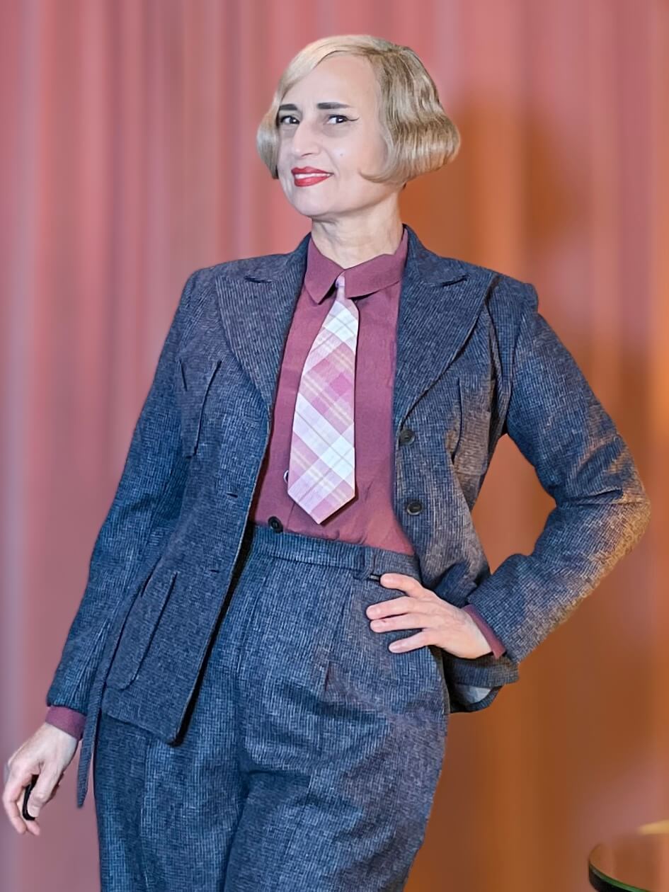 Sport Blazer Hickory Ace (20-30er Jahre) - blau/grau – Bild 6