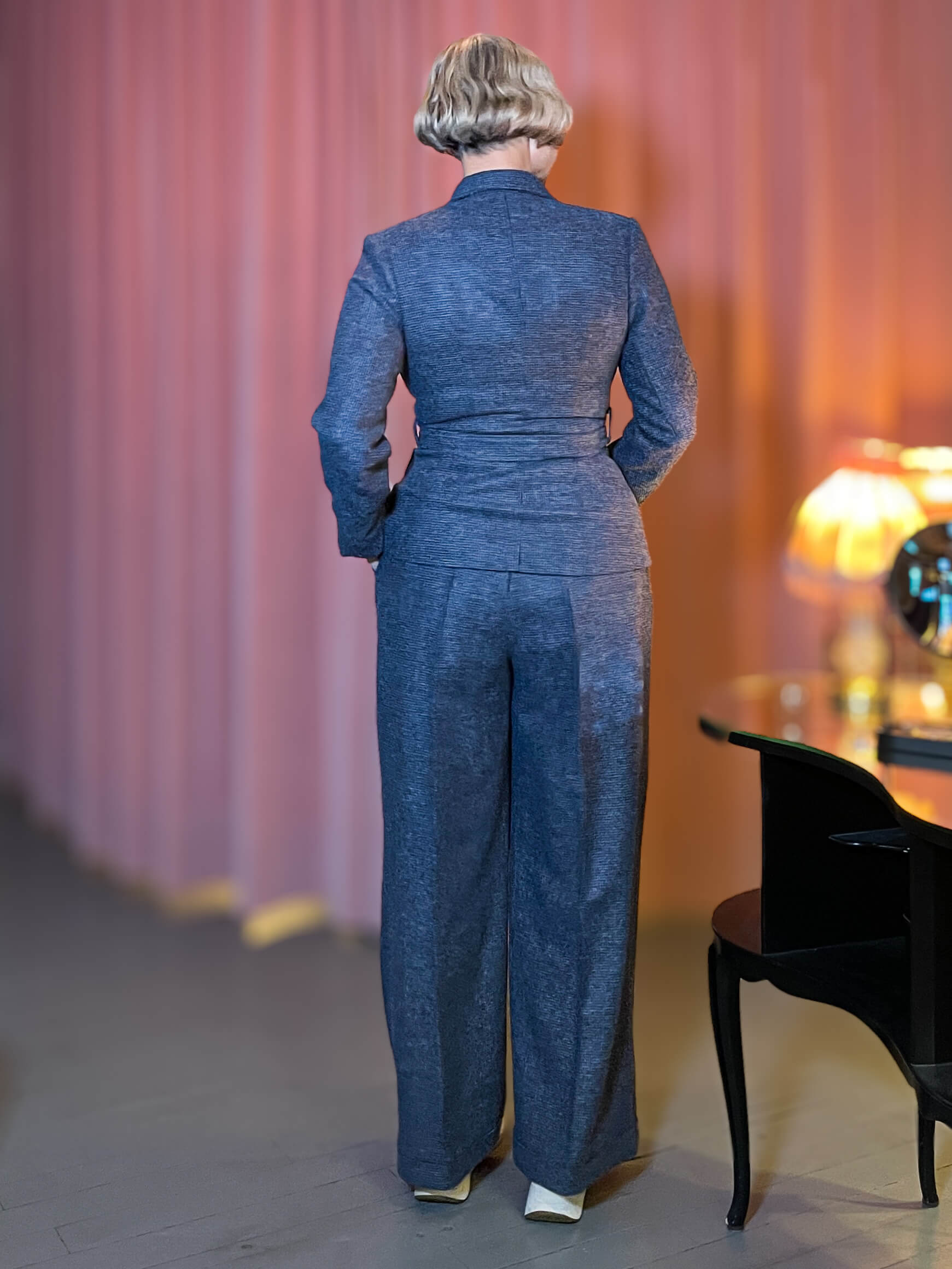 Sport Blazer Hickory Ace (20-30er Jahre) - blau/grau – Bild 4