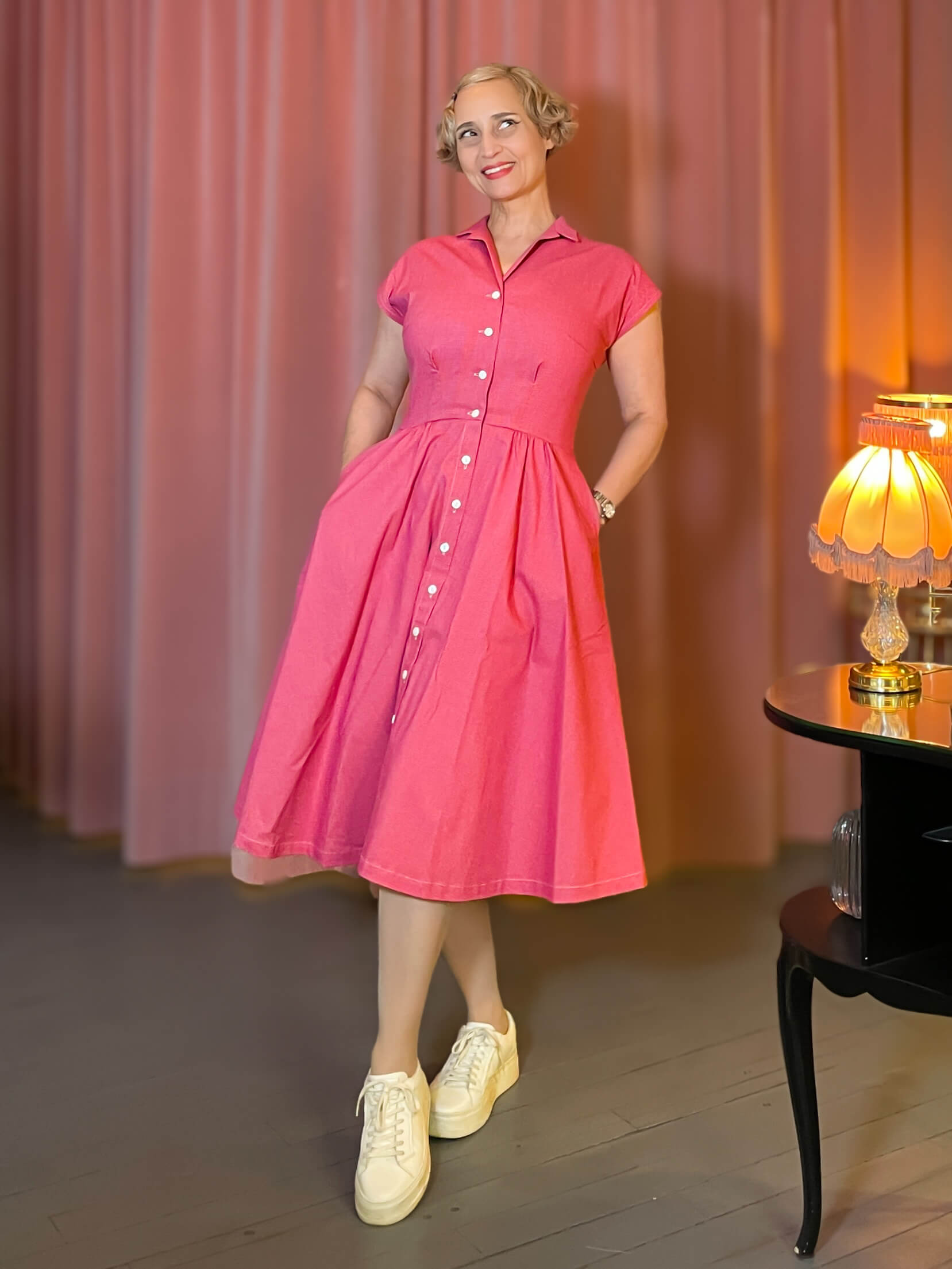 Hattie Kleid (50er Jahre) - rot – Bild 6