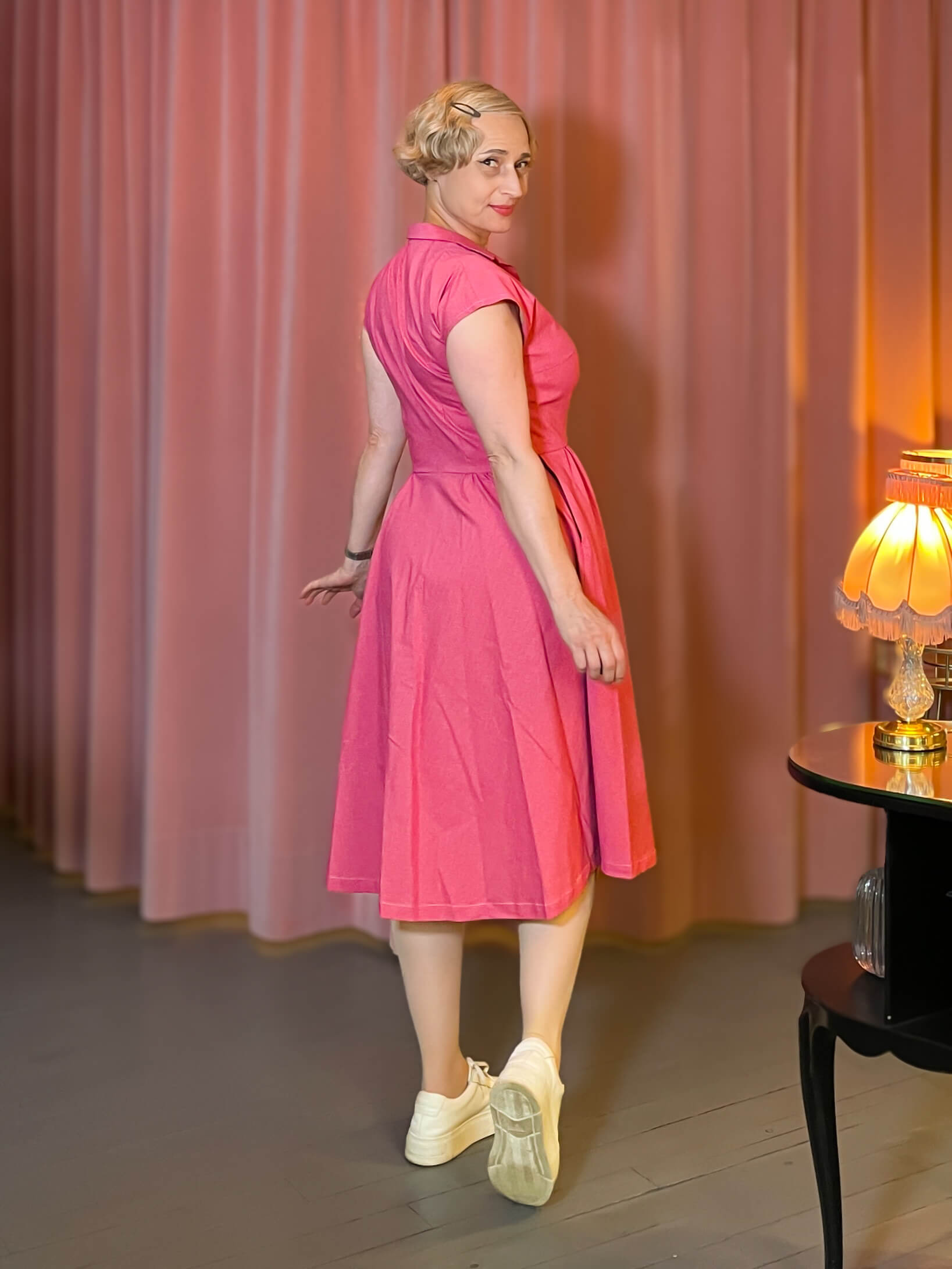 Hattie Kleid (50er Jahre) - rot – Bild 7