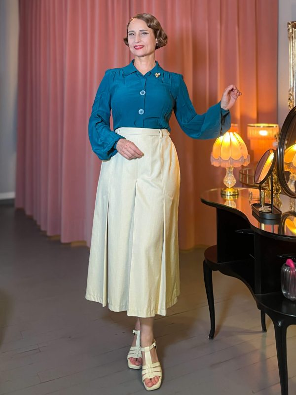 Bluse 40s Victory (40er Jahre) - dragonfly – Bild 4