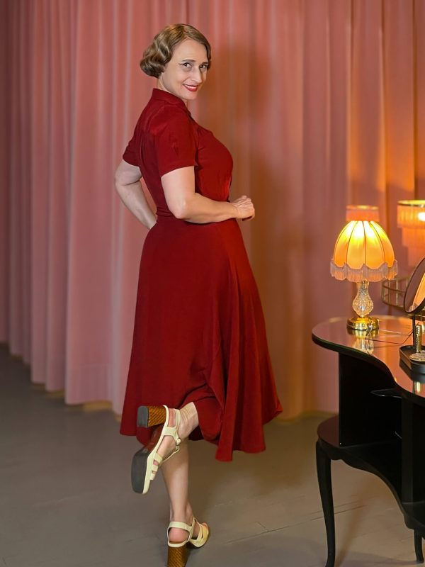 Blusenkleid (40er Jahre) Shirt Waister Dress - port – Bild 2