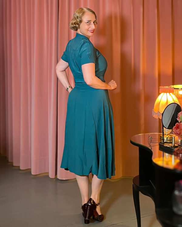 Blusenkleid (40er Jahre) Shirt Waister Dress - dragonfly – Bild 2