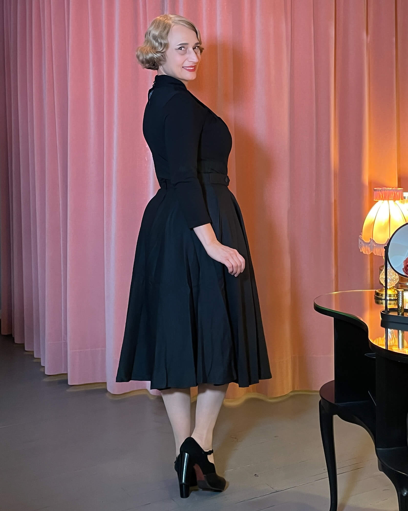 Swing Skirt (40er-50er Jahre) - black – Bild 3