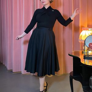 Swing Skirt (40er-50er Jahre) - black