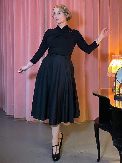 Swing Skirt (40er-50er Jahre) - black