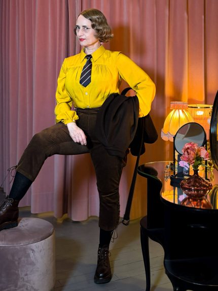 1940s Breeches Landgirl - Cord braun